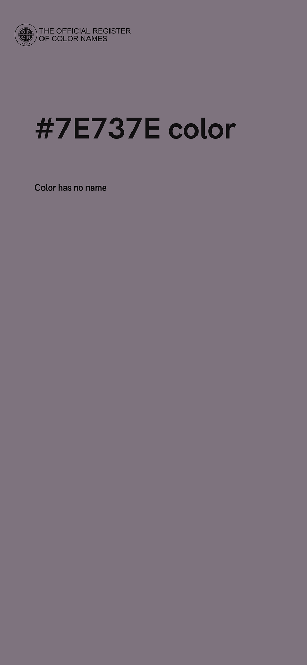 #7E737E color image