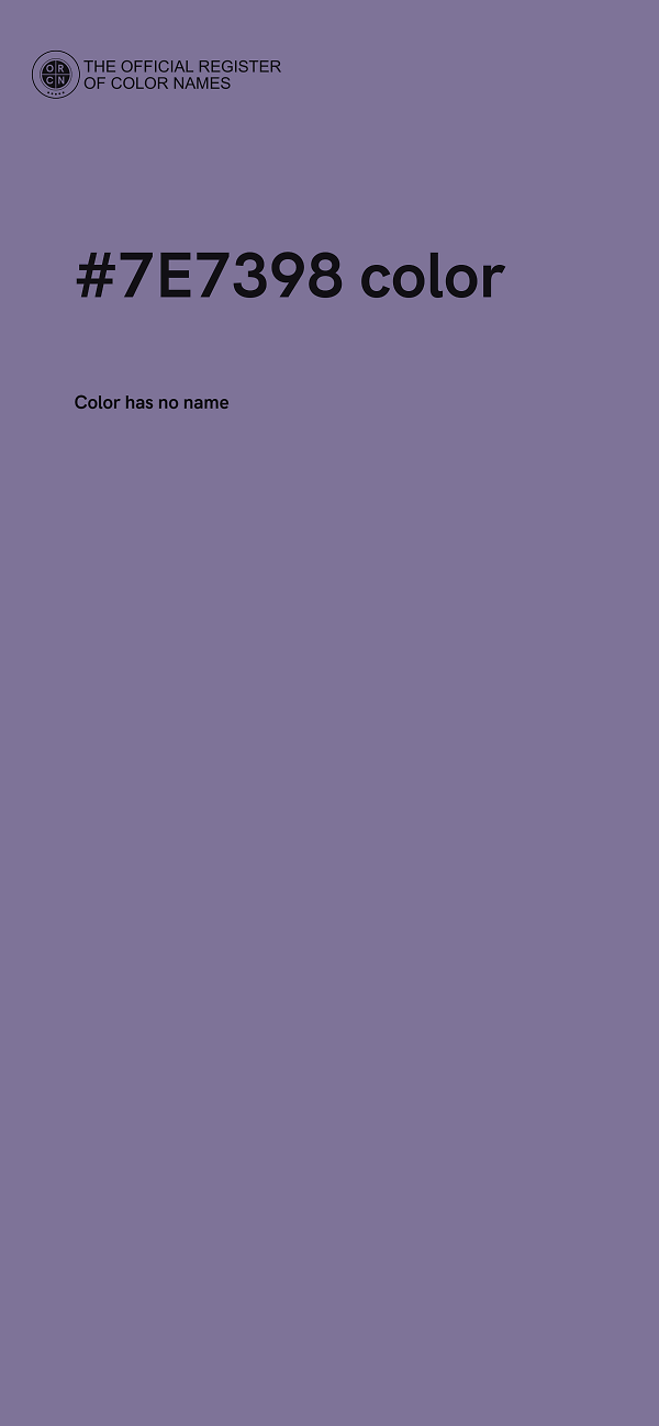 #7E7398 color image