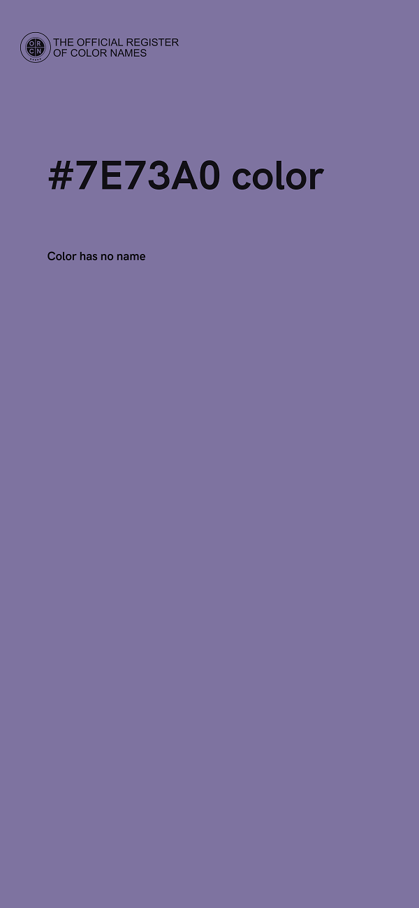 #7E73A0 color image