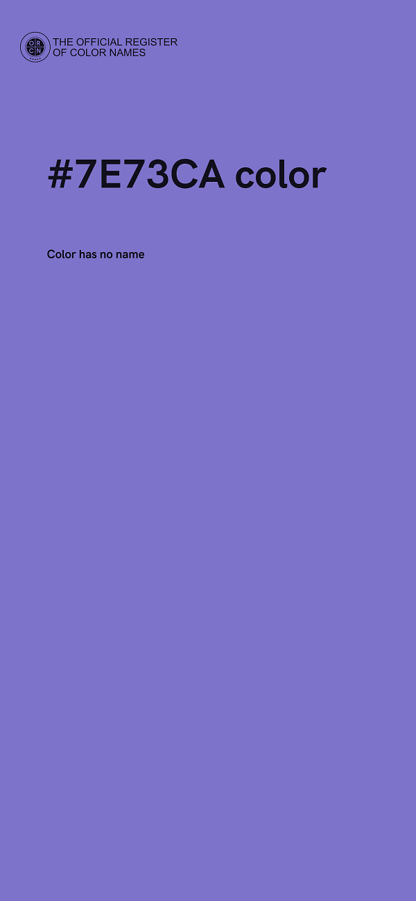 #7E73CA color image
