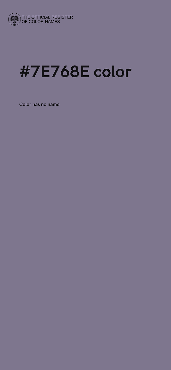 #7E768E color image
