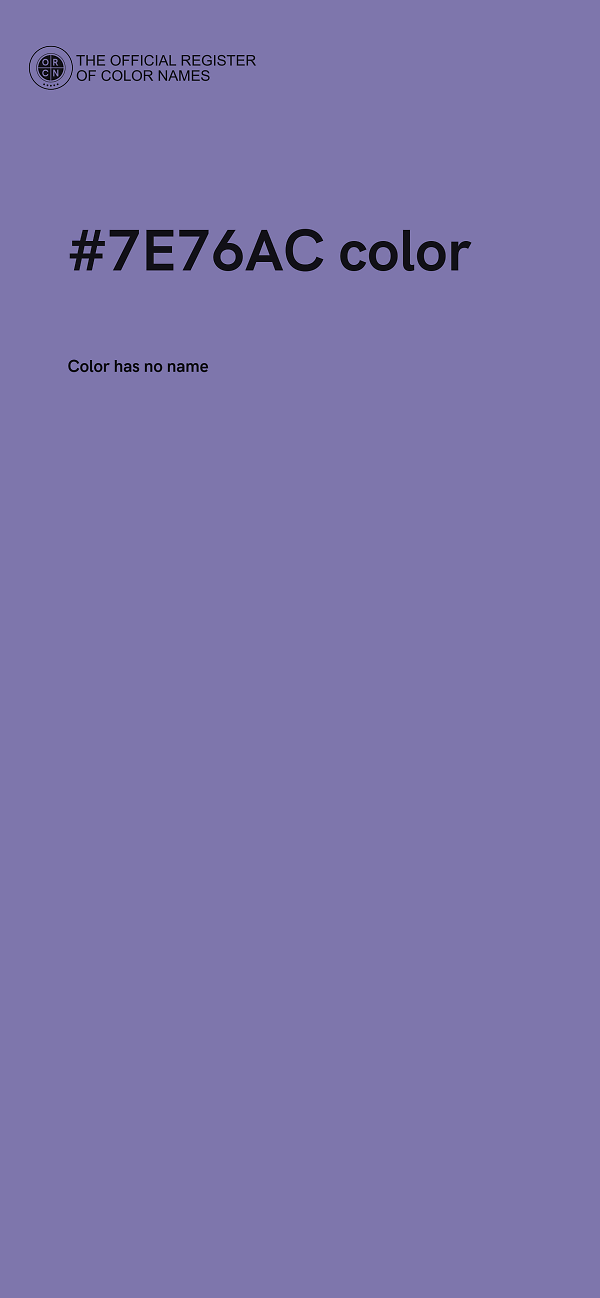 #7E76AC color image