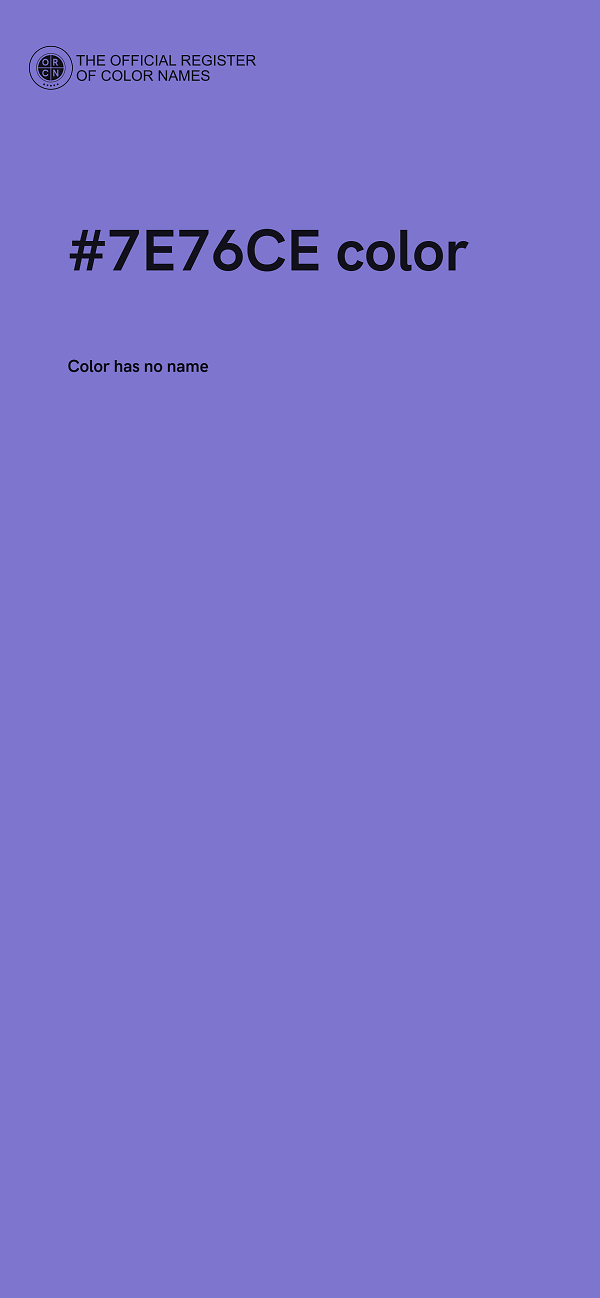 #7E76CE color image
