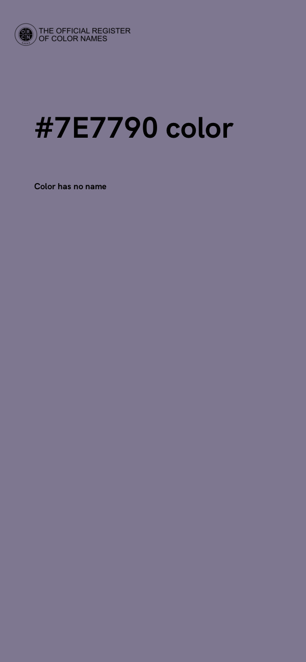 #7E7790 color image