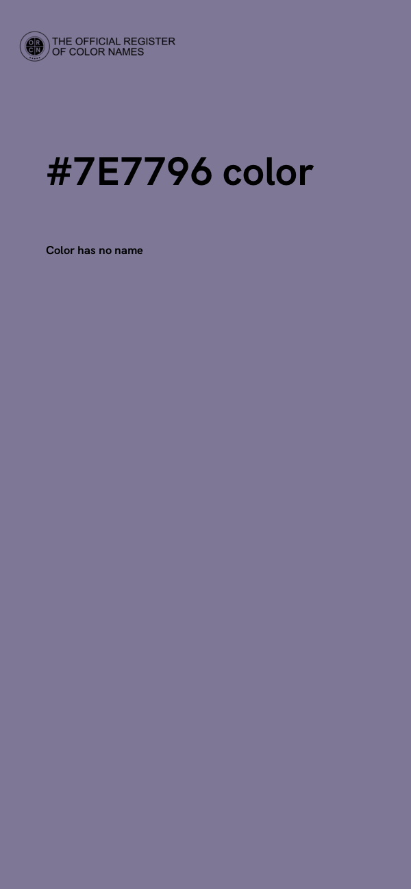 #7E7796 color image