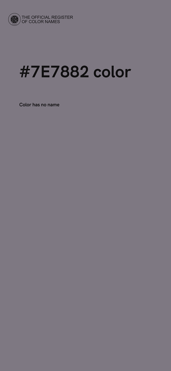 #7E7882 color image