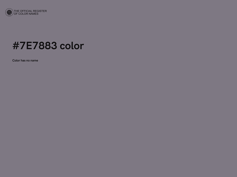 #7E7883 color image