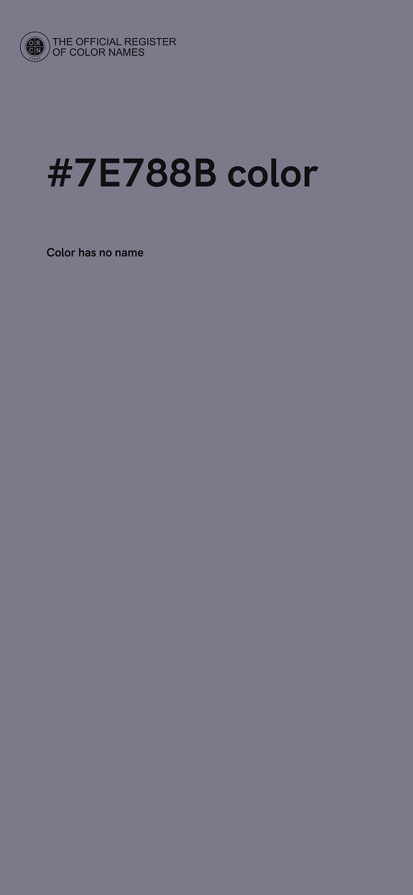 #7E788B color image