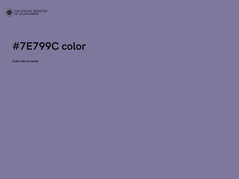 #7E799C color image