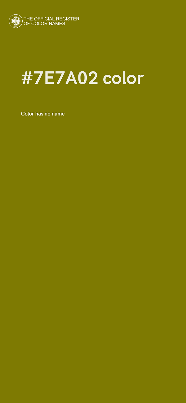 #7E7A02 color image