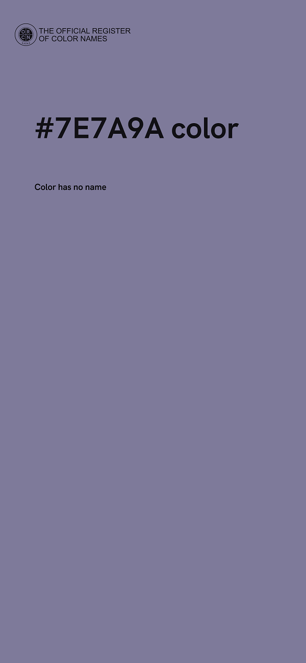 #7E7A9A color image