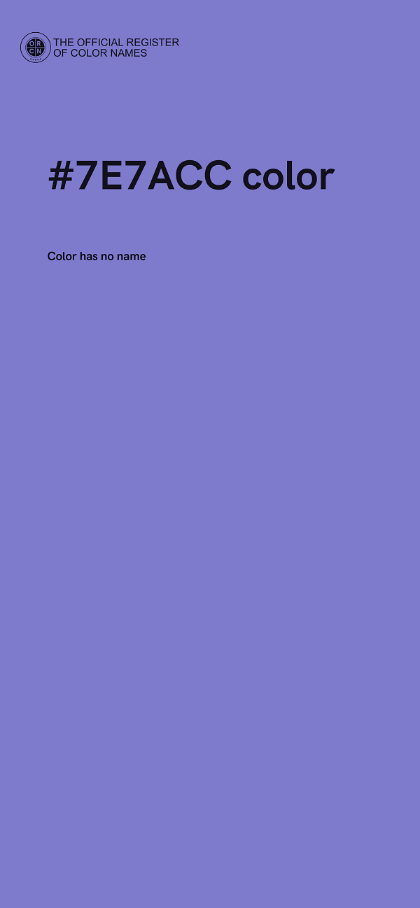 #7E7ACC color image