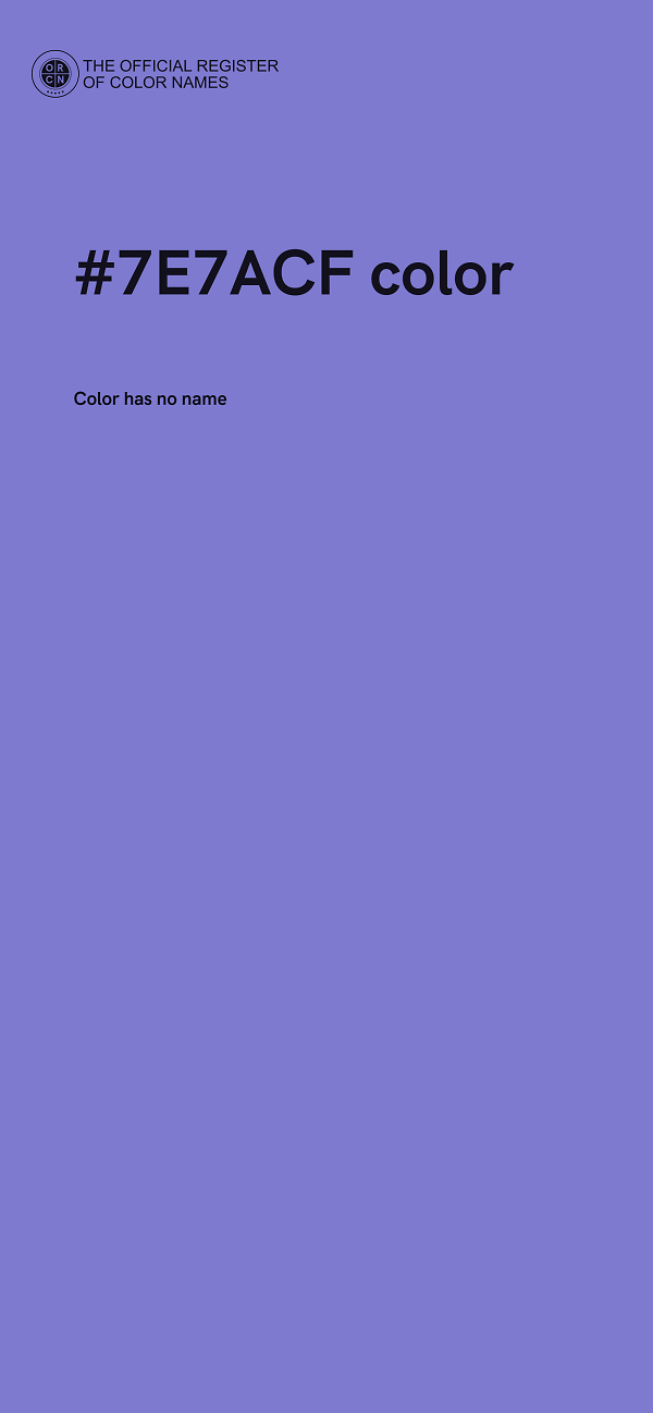 #7E7ACF color image