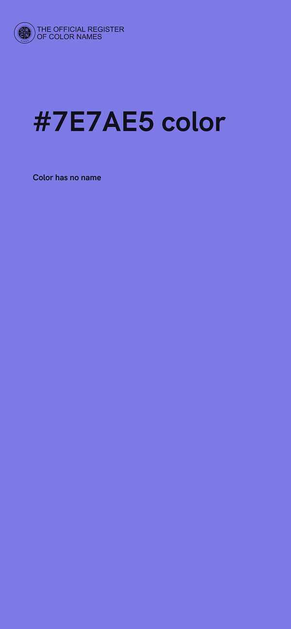 #7E7AE5 color image