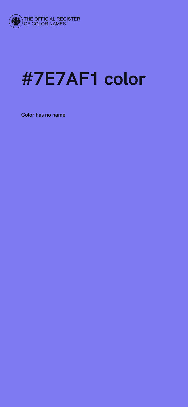 #7E7AF1 color image