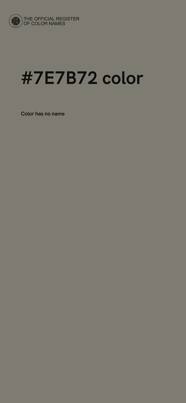 #7E7B72 color image