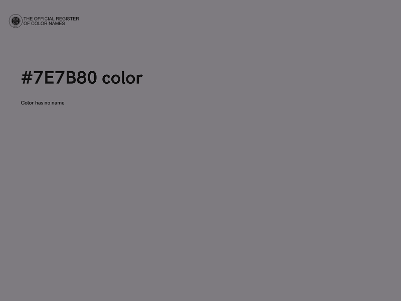 #7E7B80 color image