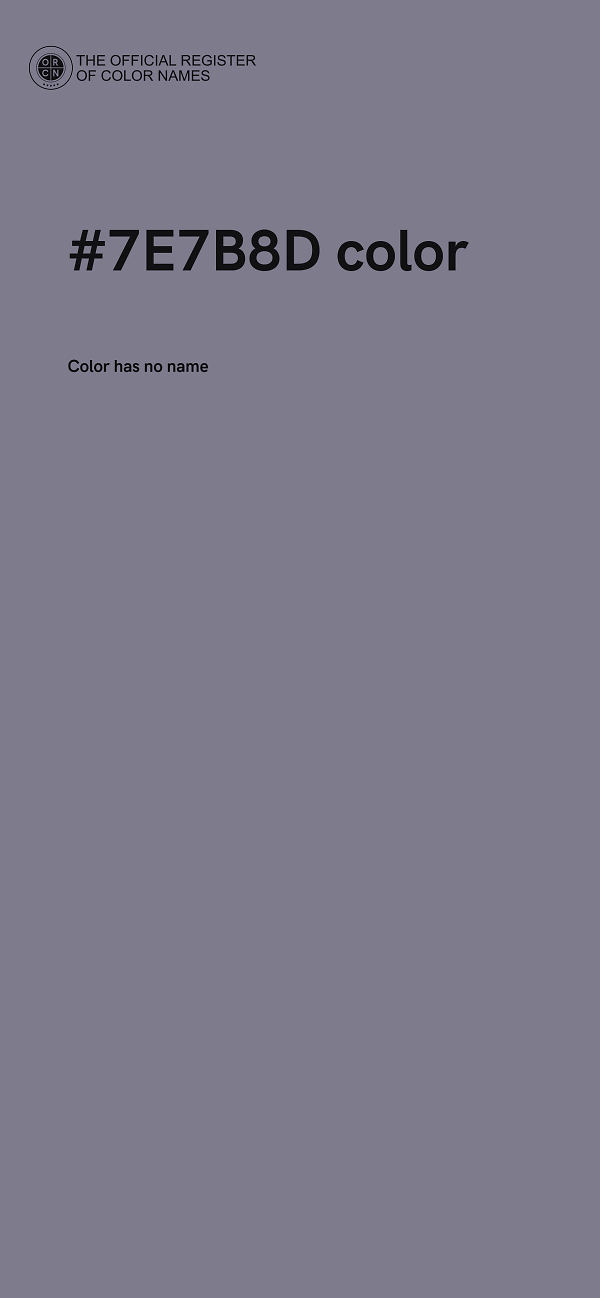 #7E7B8D color image