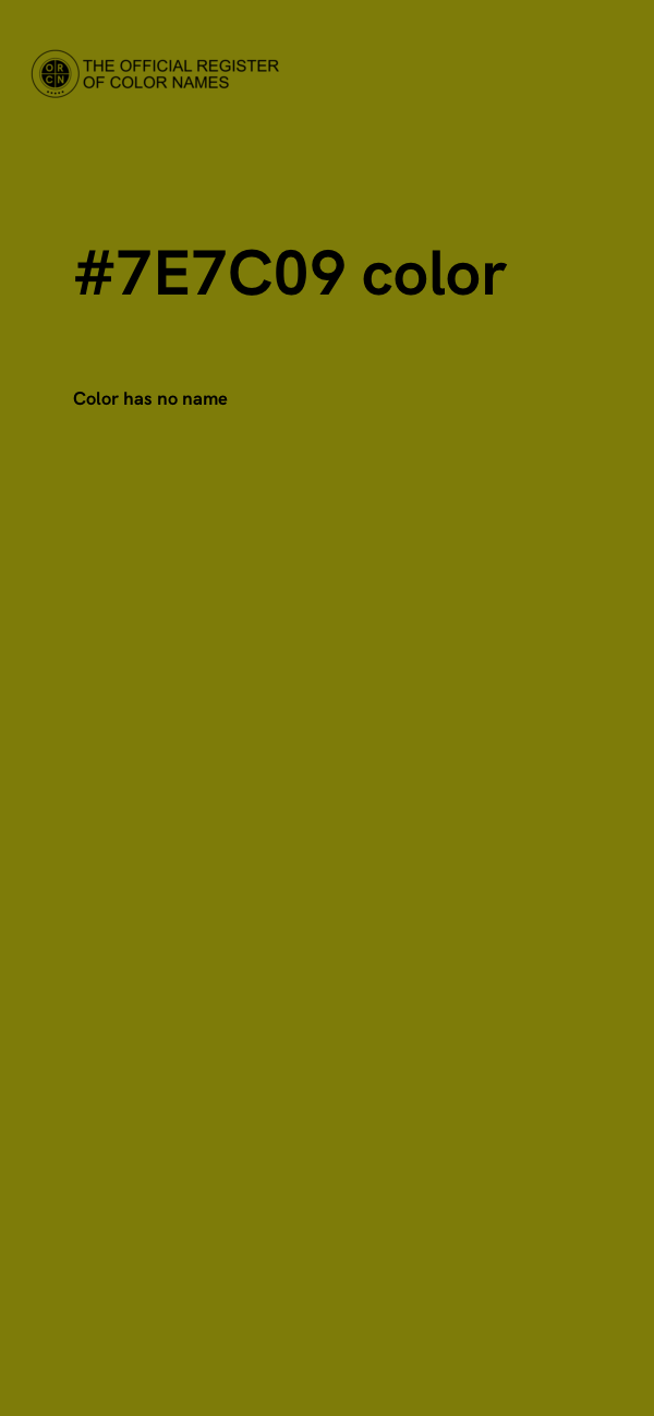 #7E7C09 color image