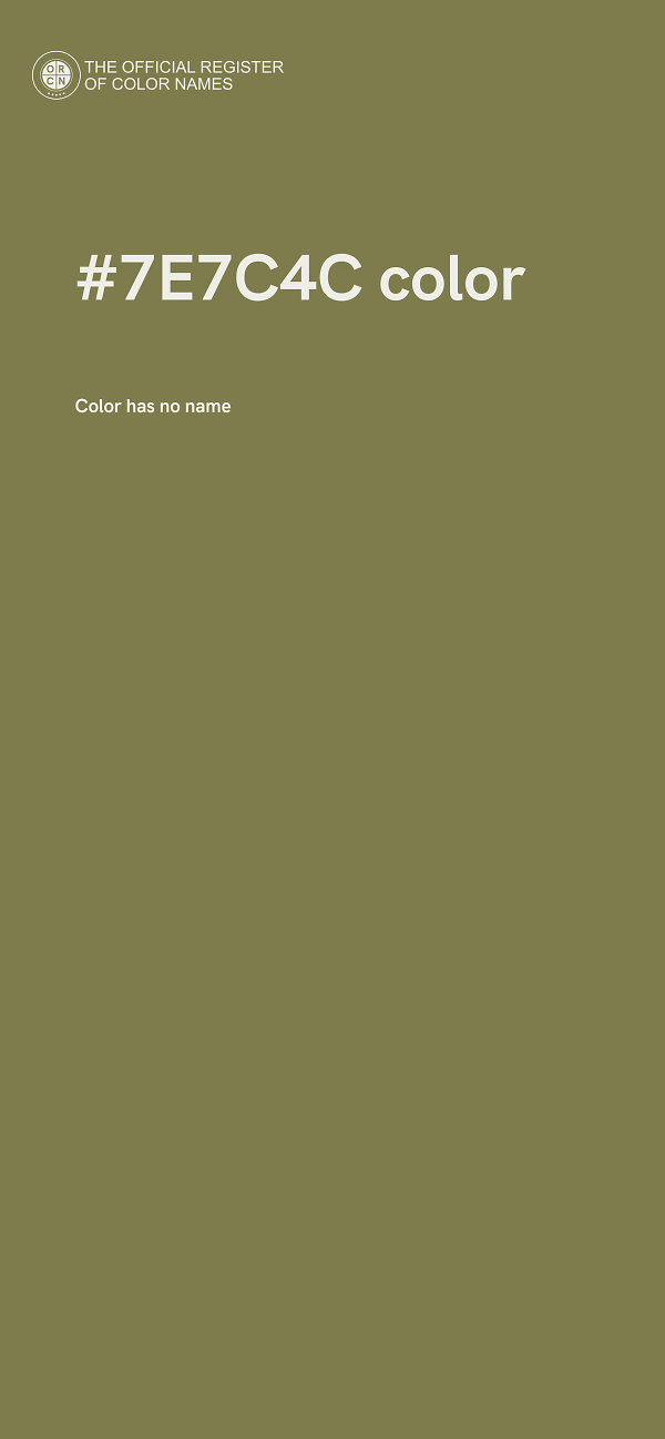 #7E7C4C color image