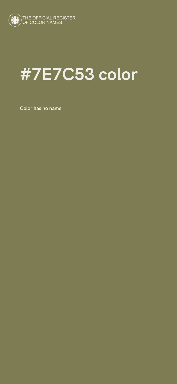 #7E7C53 color image