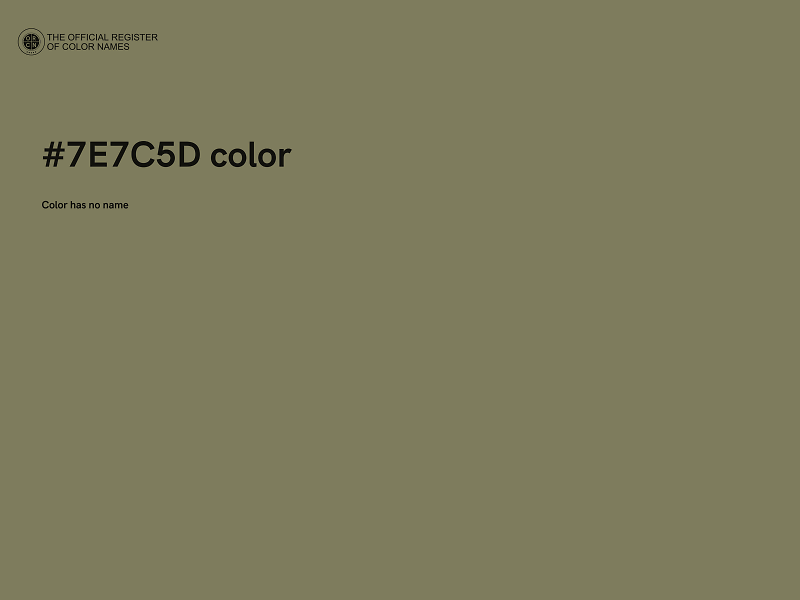 #7E7C5D color image