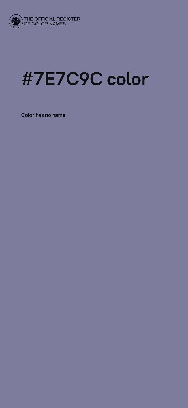 #7E7C9C color image