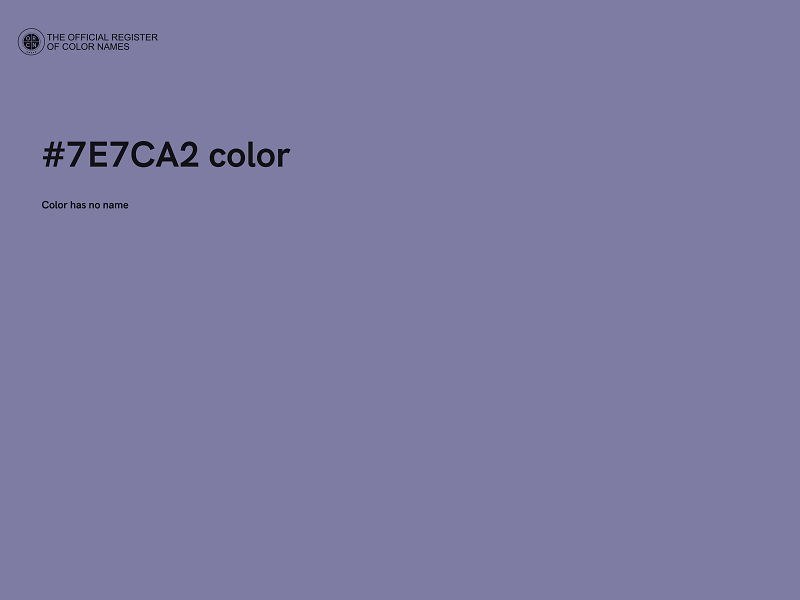 #7E7CA2 color image