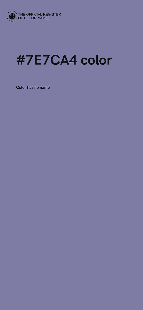 #7E7CA4 color image