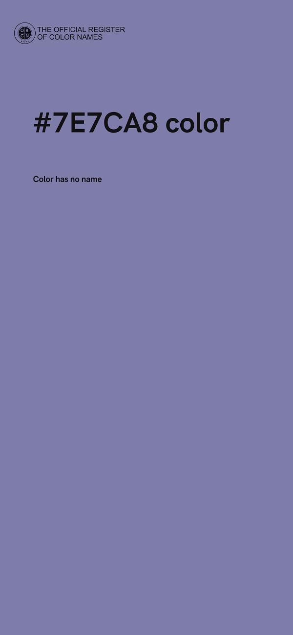 #7E7CA8 color image