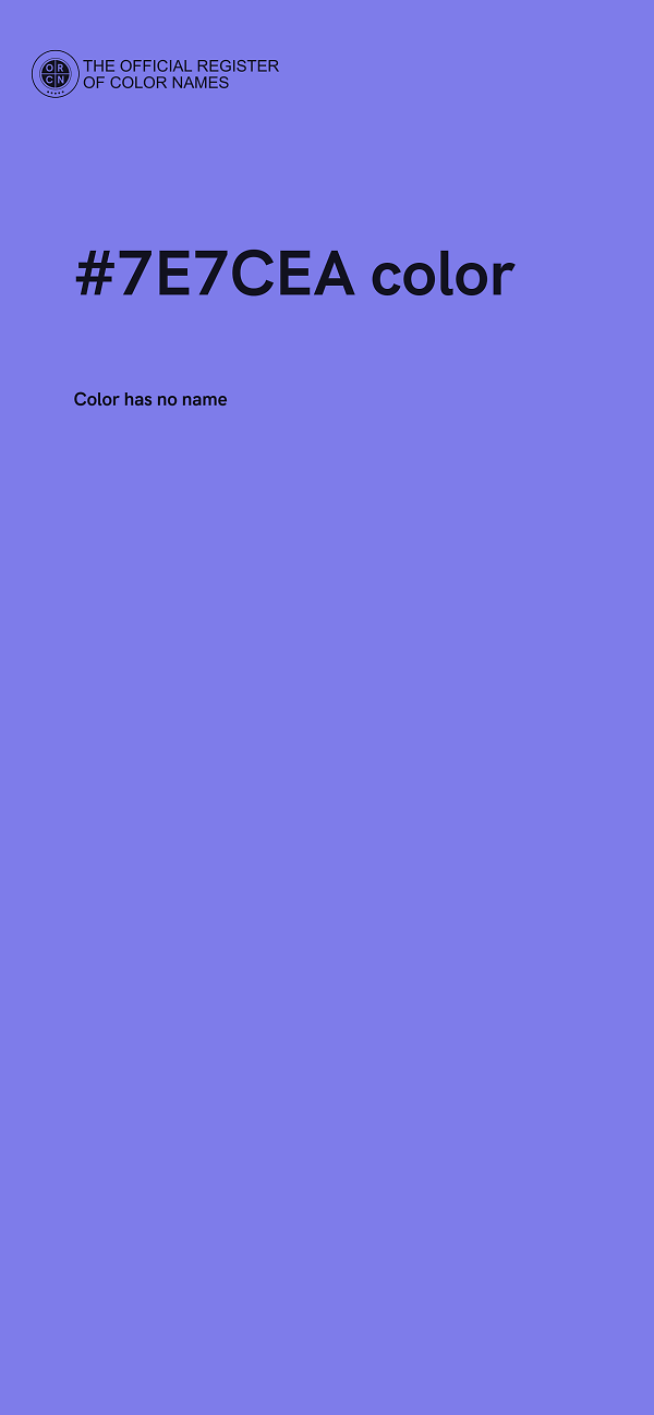 #7E7CEA color image