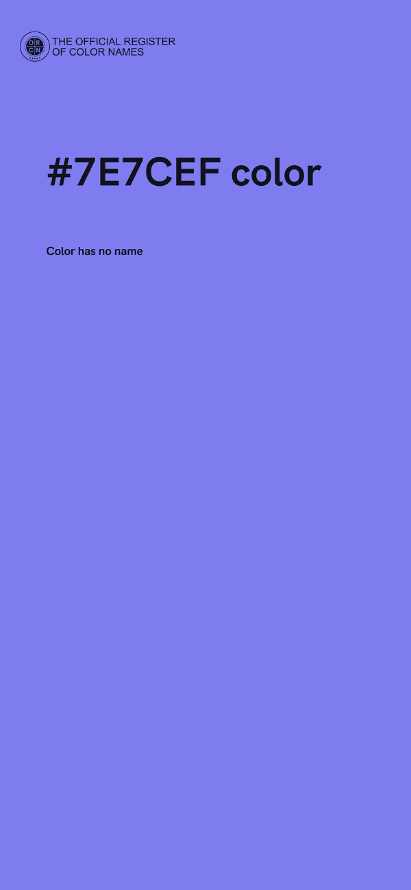 #7E7CEF color image
