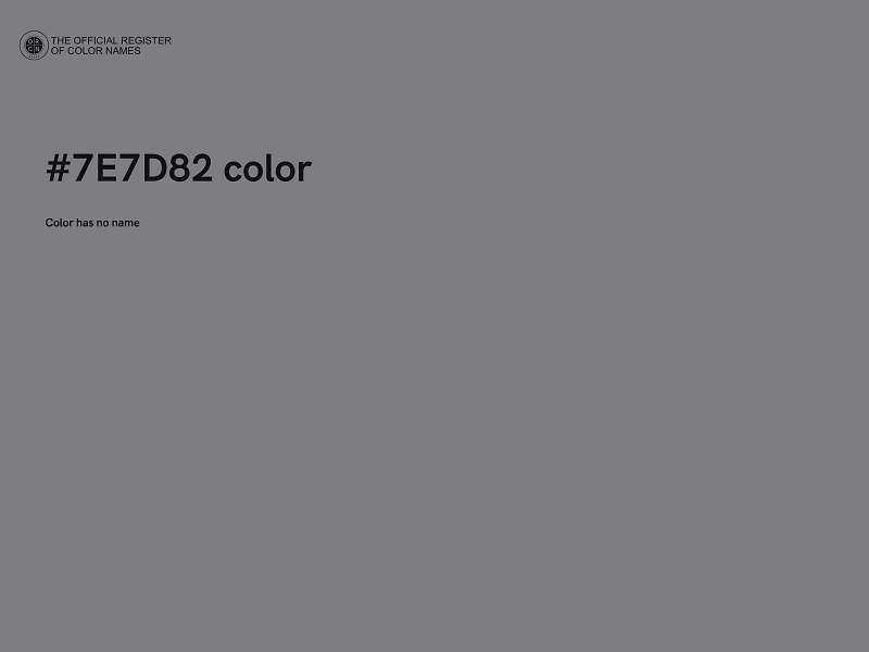 #7E7D82 color image