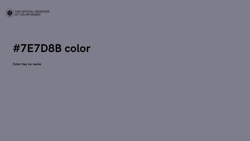 #7E7D8B color image