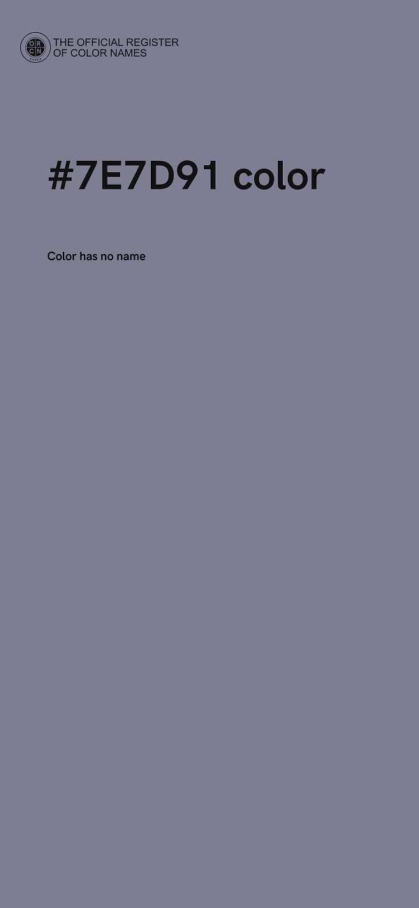 #7E7D91 color image