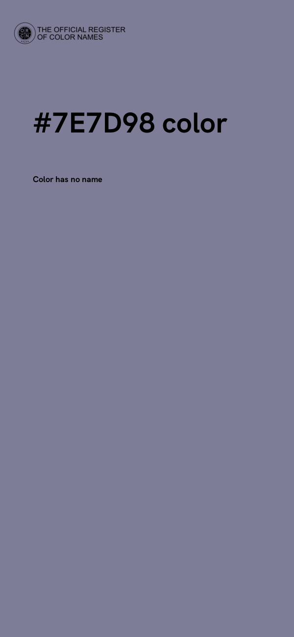 #7E7D98 color image