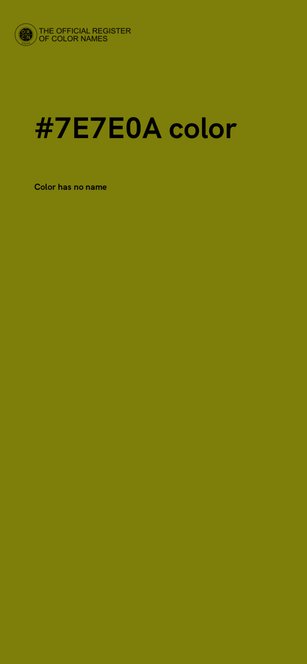 #7E7E0A color image