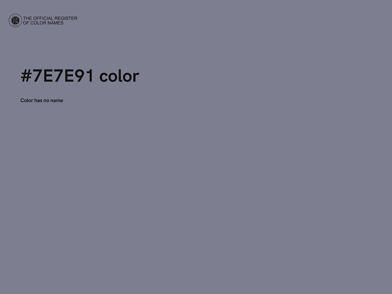 #7E7E91 color image