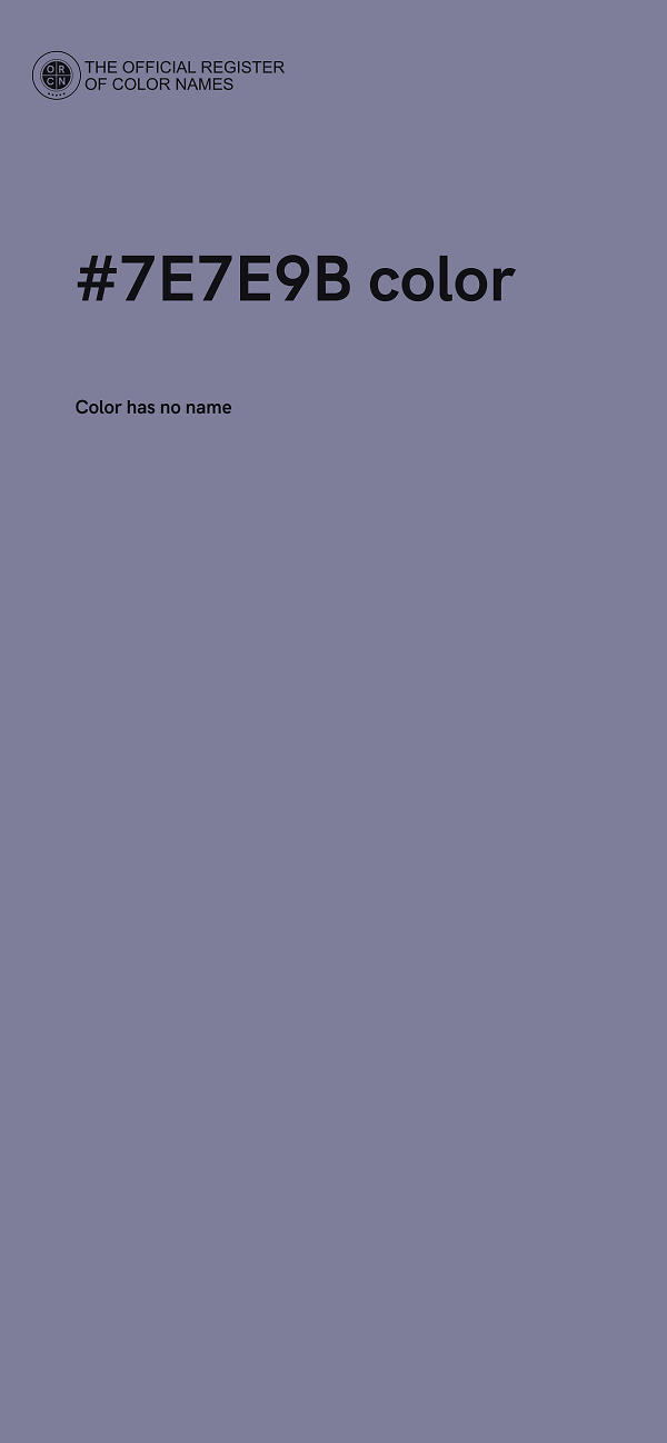 #7E7E9B color image