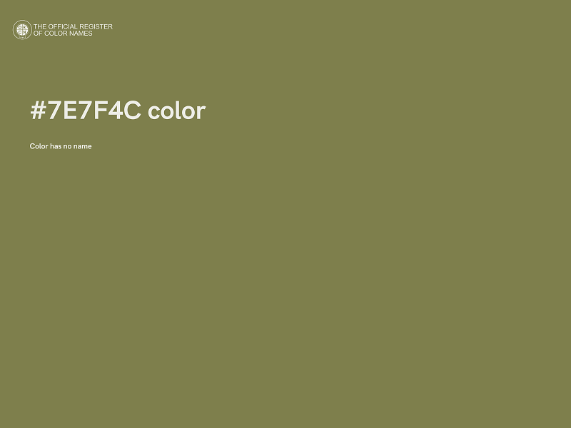 #7E7F4C color image