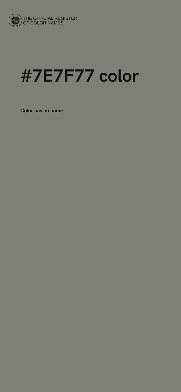 #7E7F77 color image