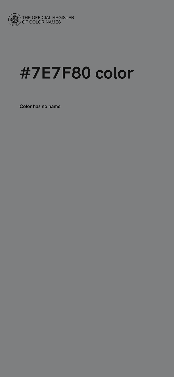 #7E7F80 color image