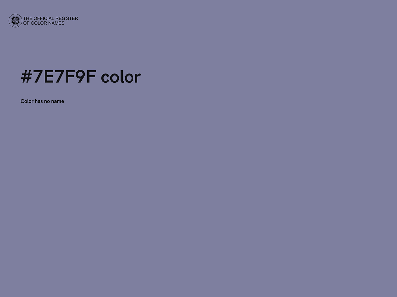 #7E7F9F color image