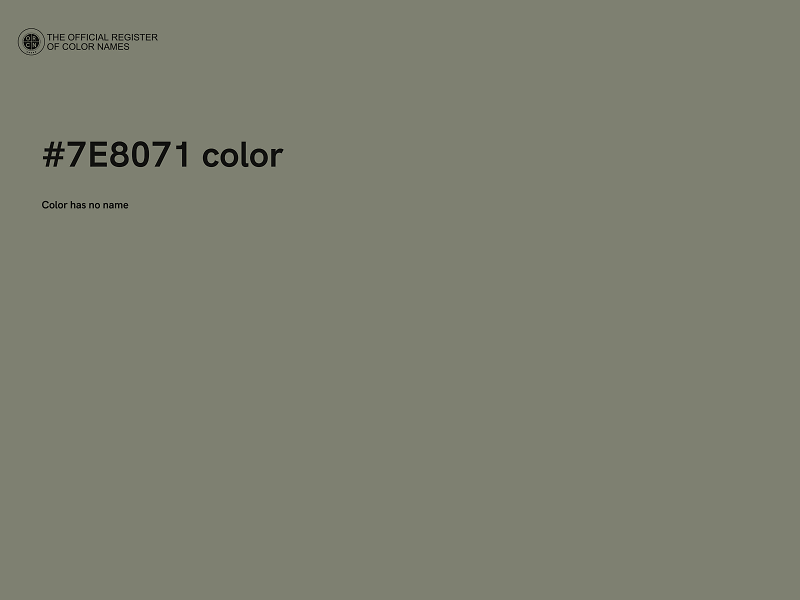 #7E8071 color image