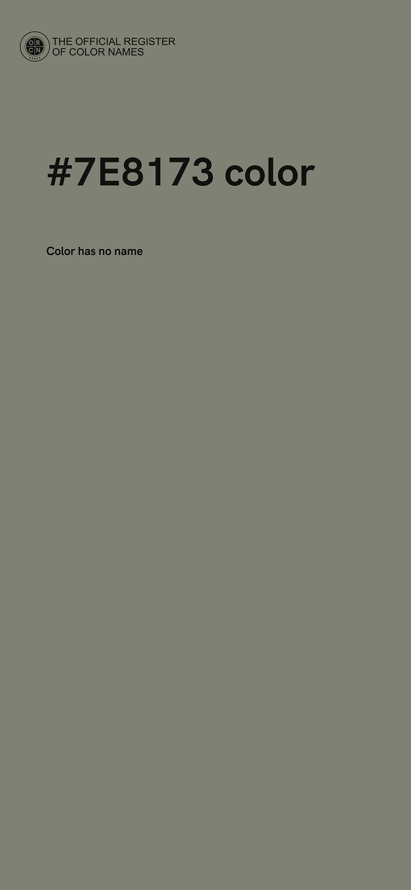 #7E8173 color image