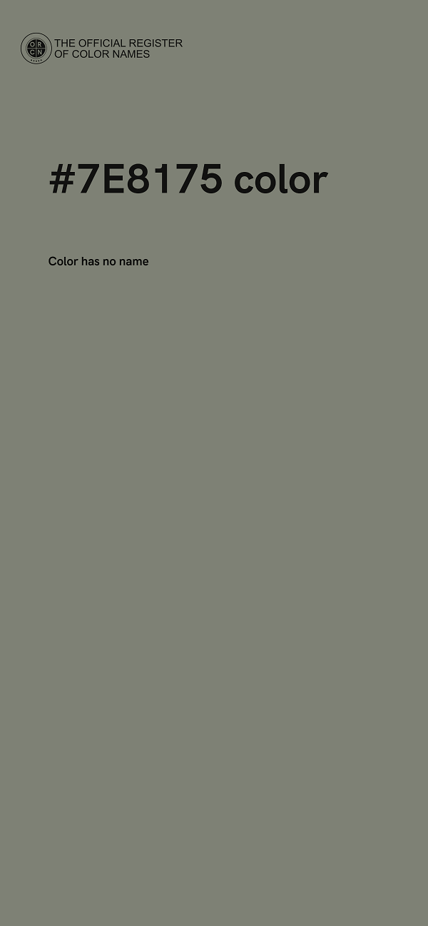 #7E8175 color image