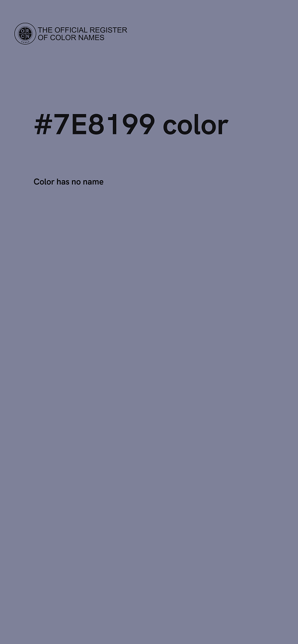 #7E8199 color image