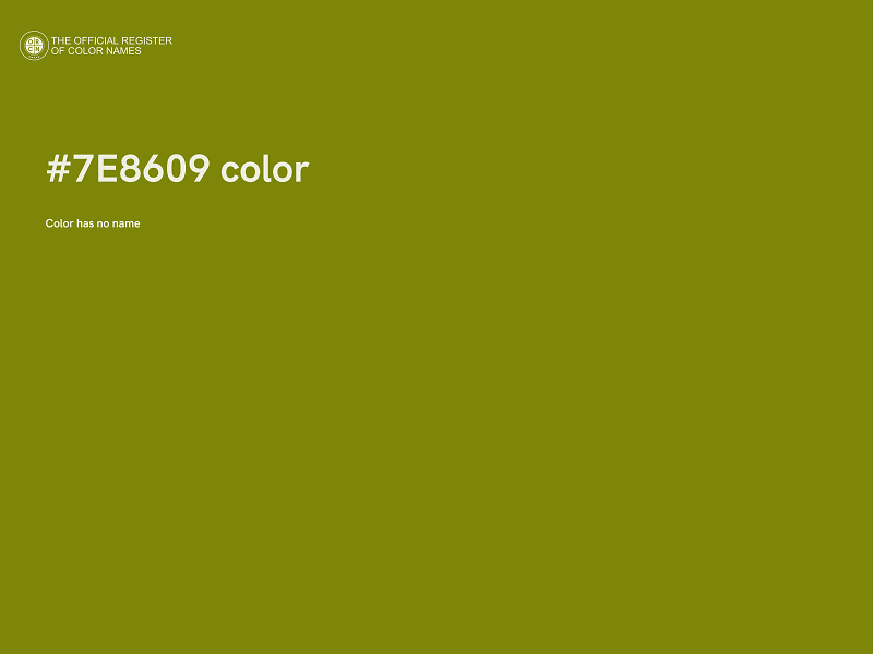 #7E8609 color image