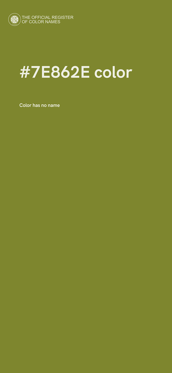 #7E862E color image