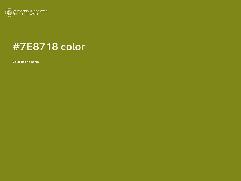 #7E8718 color image